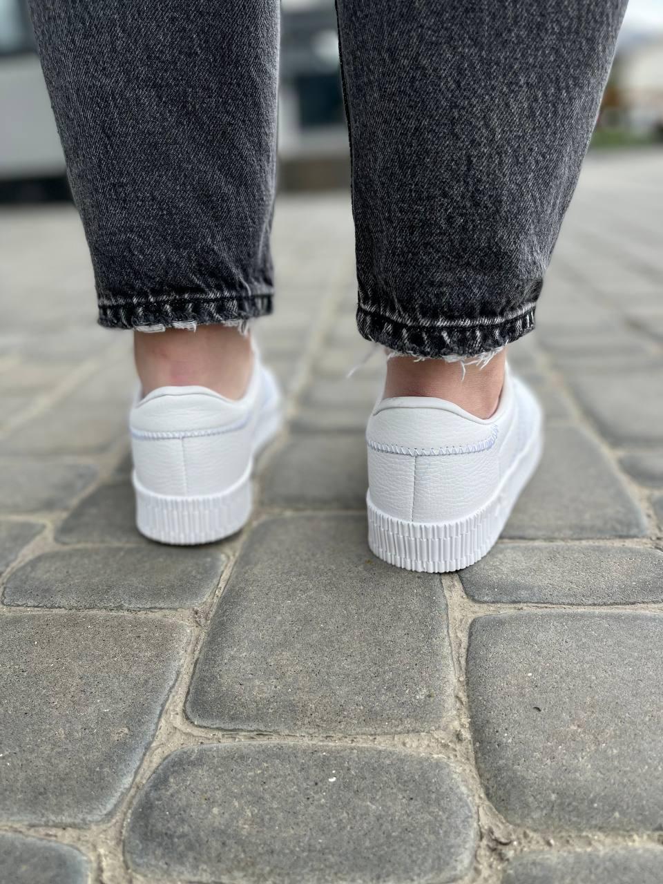 Adidas Samba All White 2 Шкіра