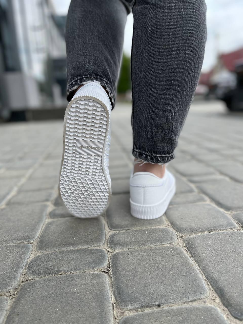 Adidas Samba All White 2 Шкіра