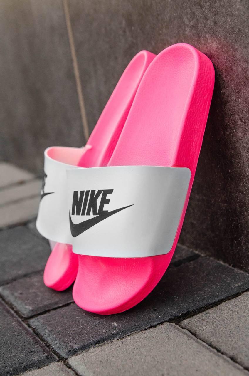 Nike Slides Pink White