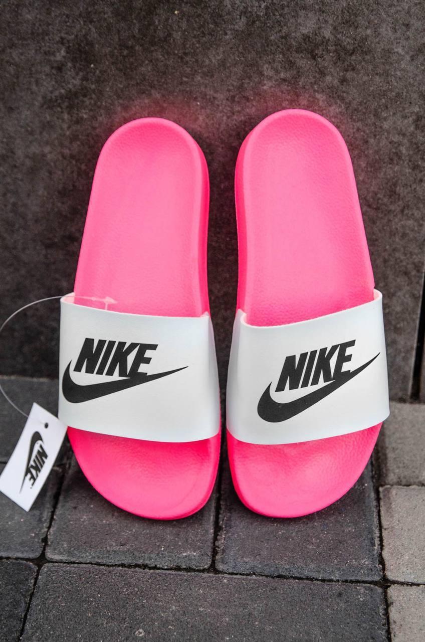 Nike Slides Pink White