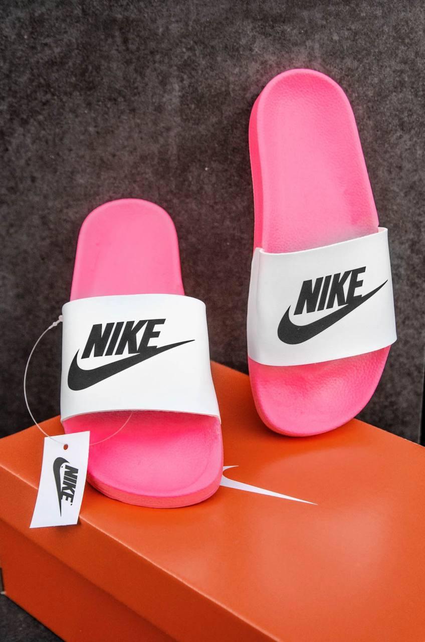 Nike Slides Pink White