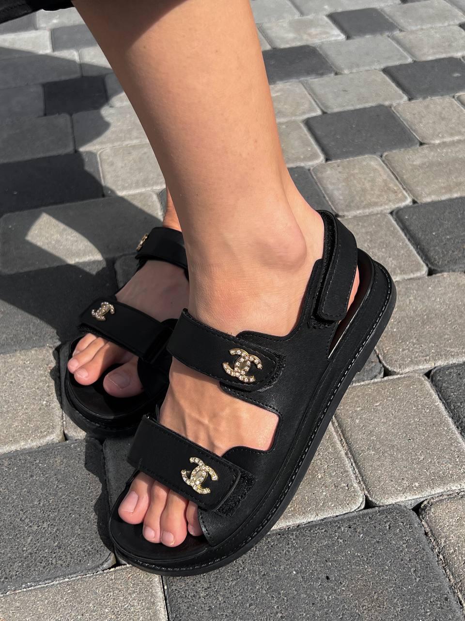 Chanel Sandals Black