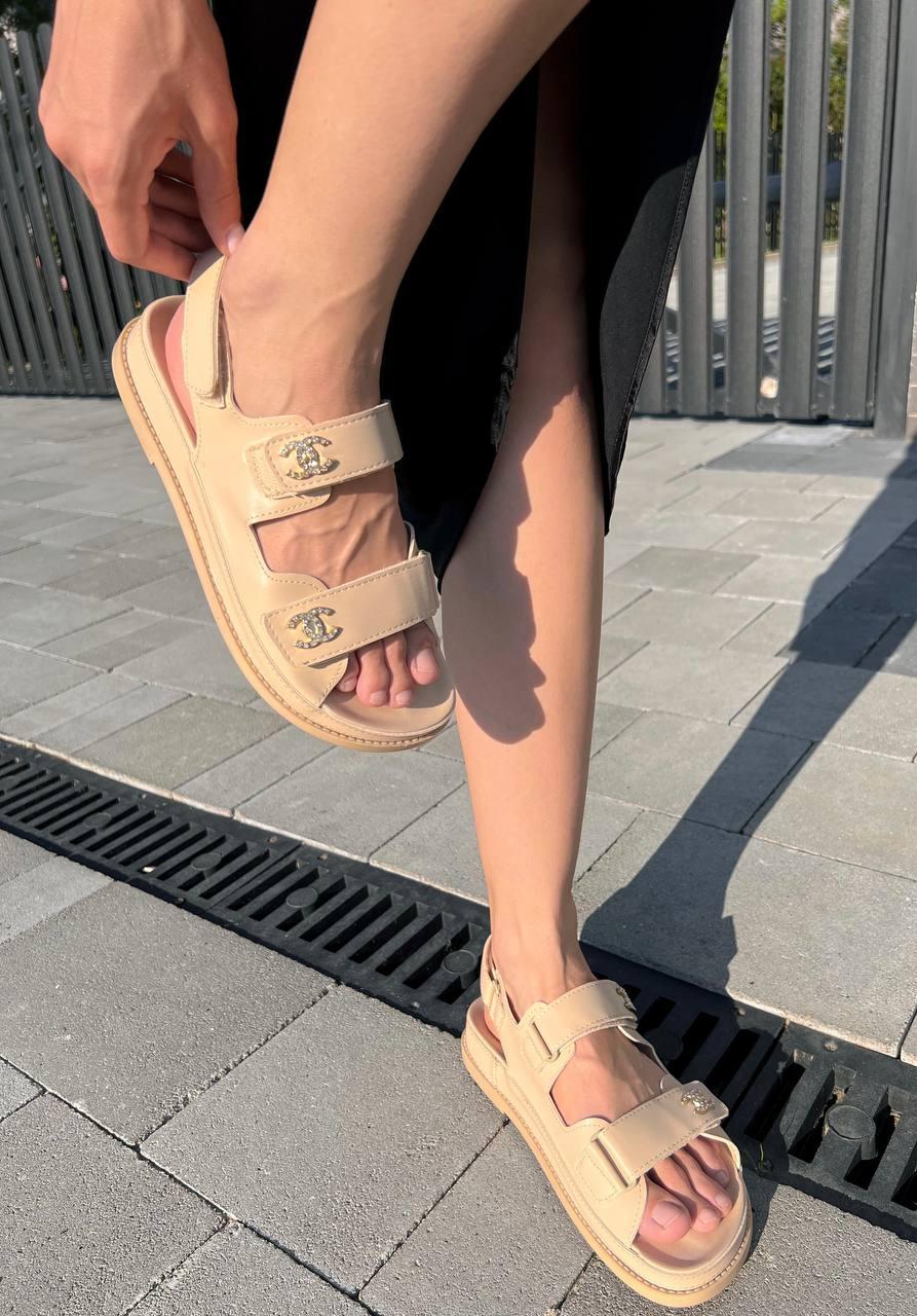Chanel Sandals Beige