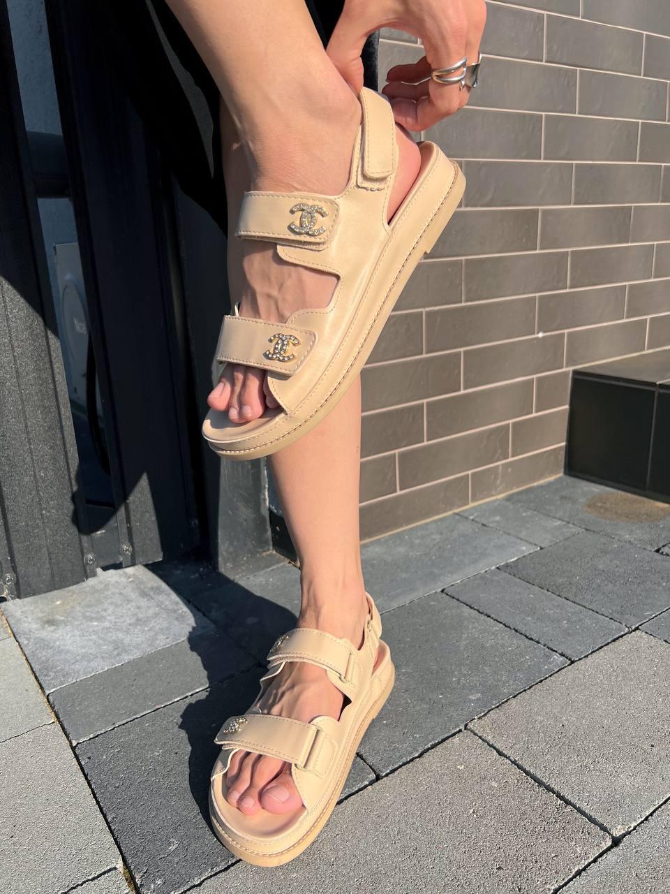 Chanel Sandals Beige