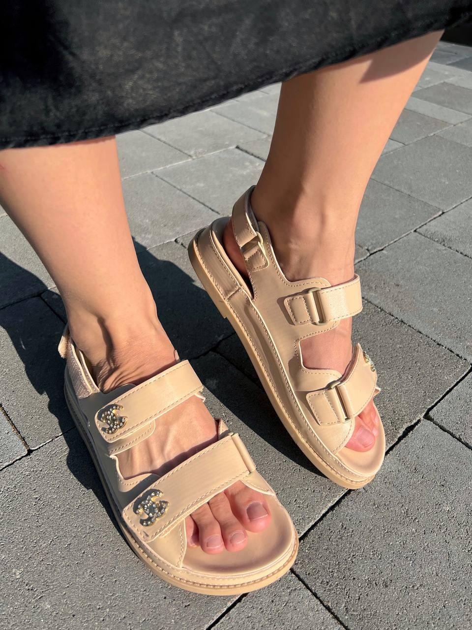 Chanel Sandals Beige