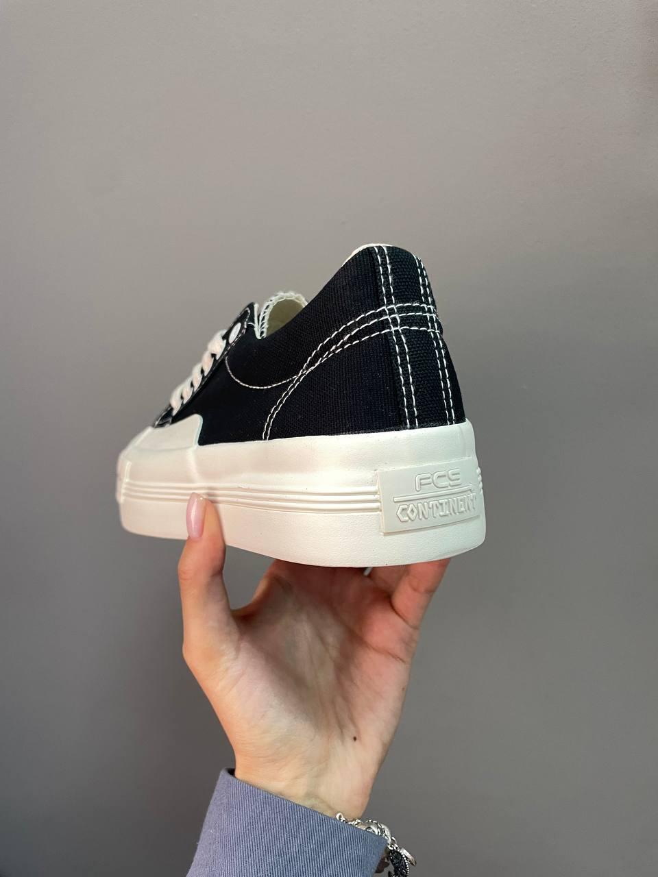 Sneakers Black White (Текстильні)