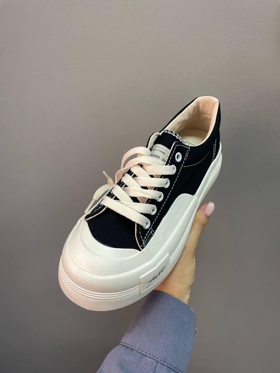Sneakers Black White (Текстильні)
