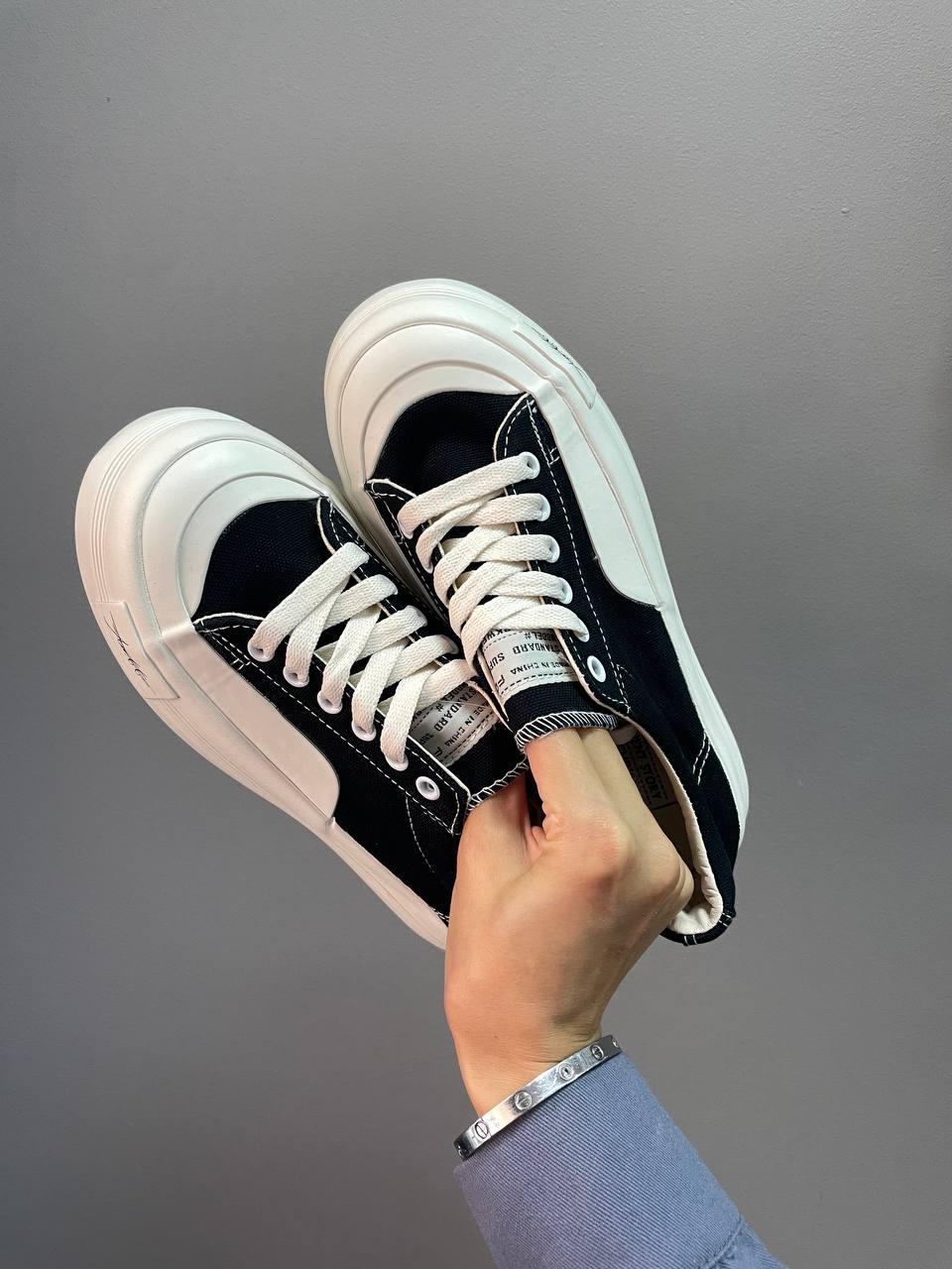 Sneakers Black White (Текстильні)