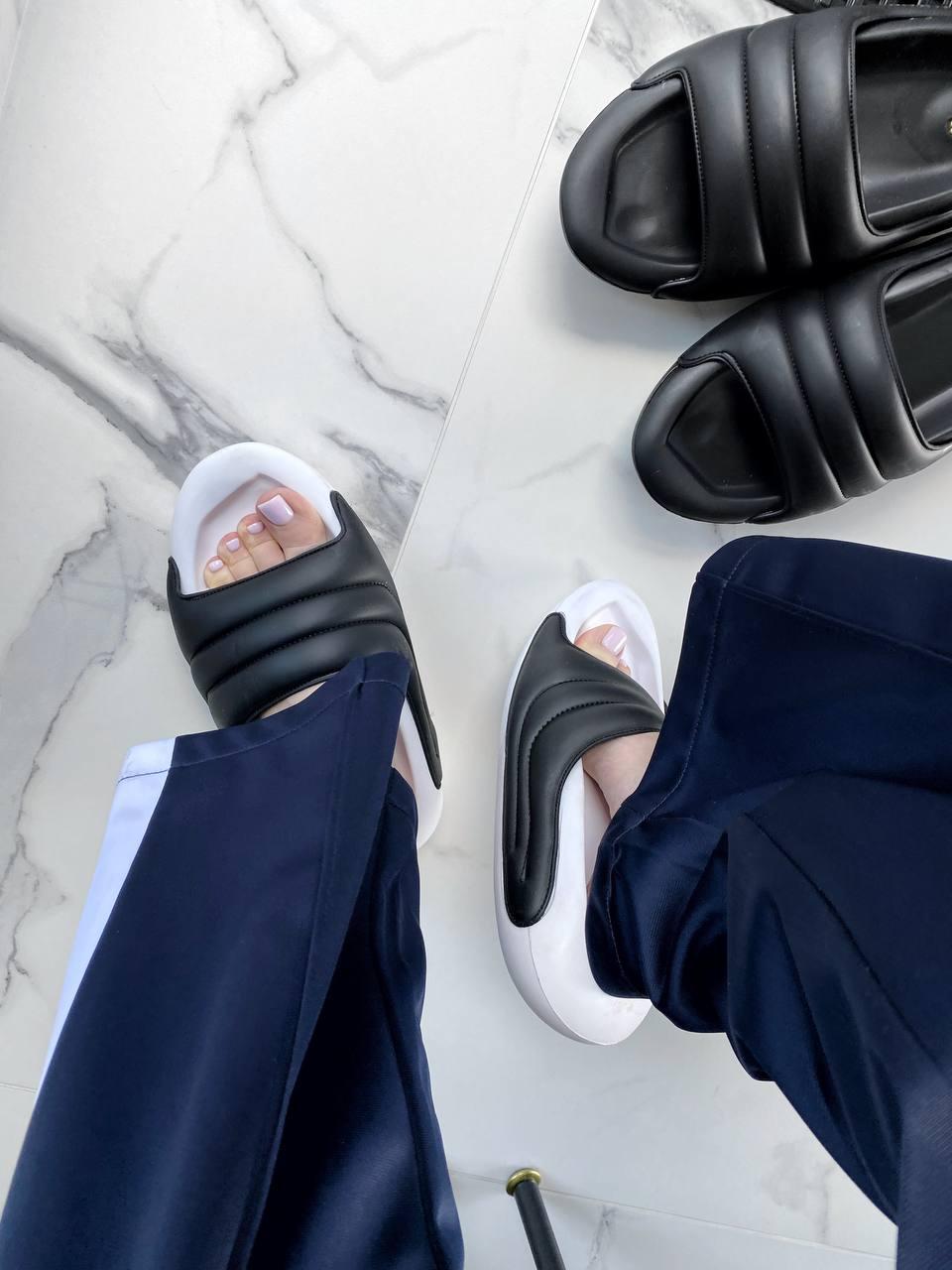Balmain Slide Black White