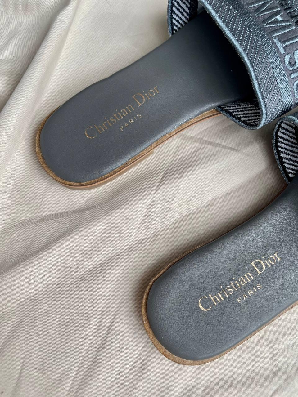 Christian Dior Slides Blue