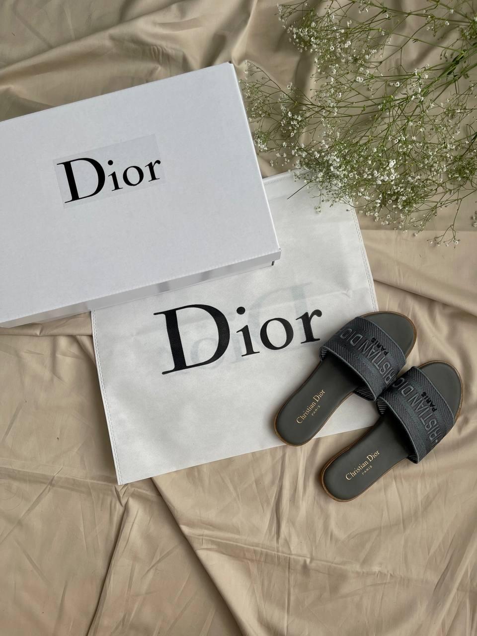 Christian Dior Slides Blue