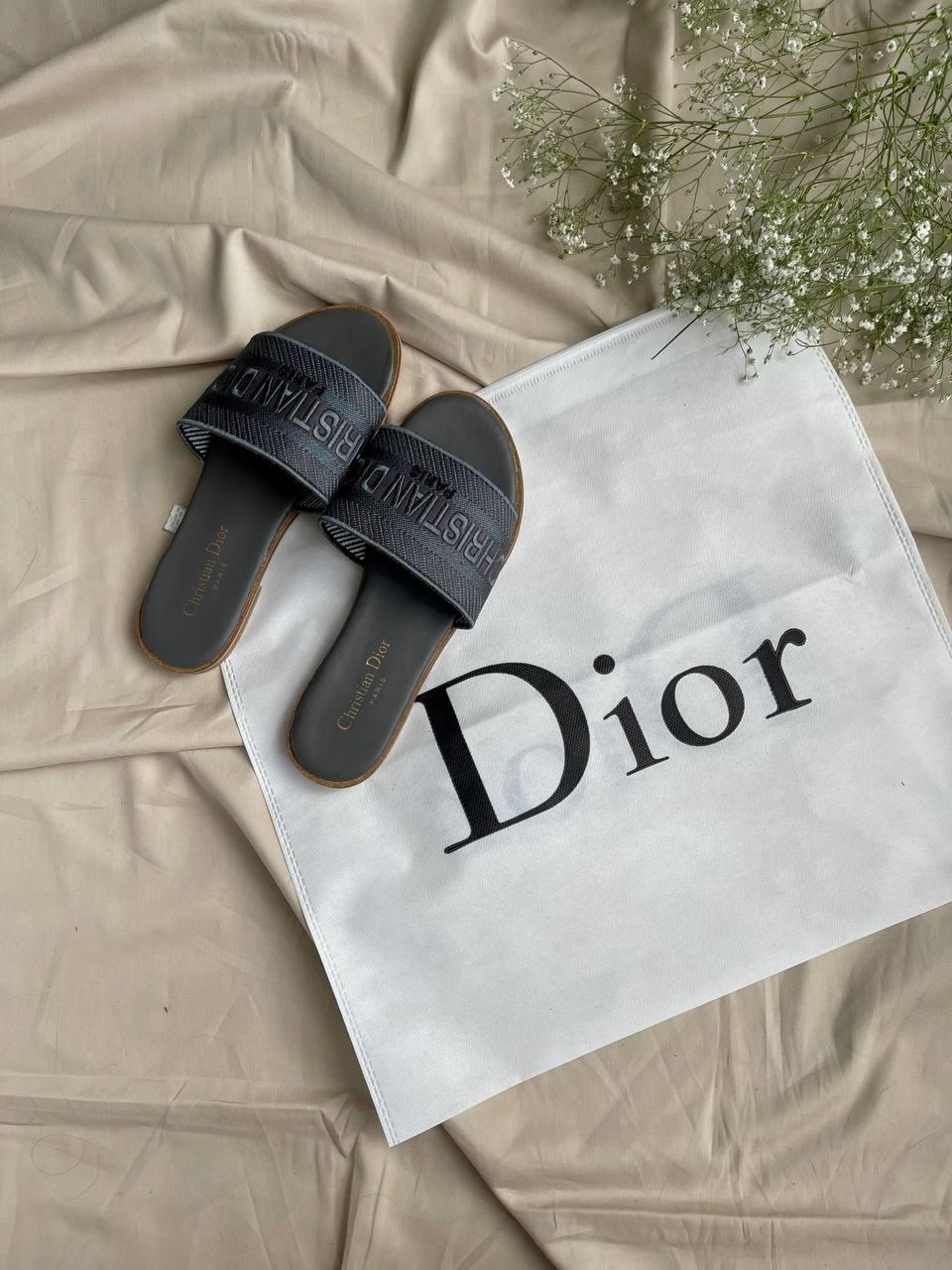 Christian Dior Slides Blue