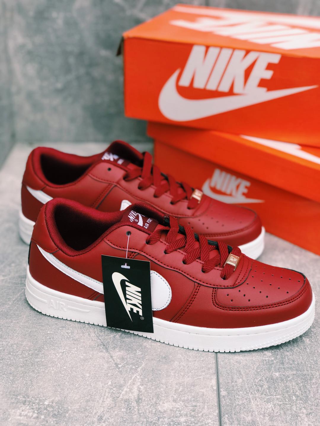 Nike Air Force 1 Red White 1