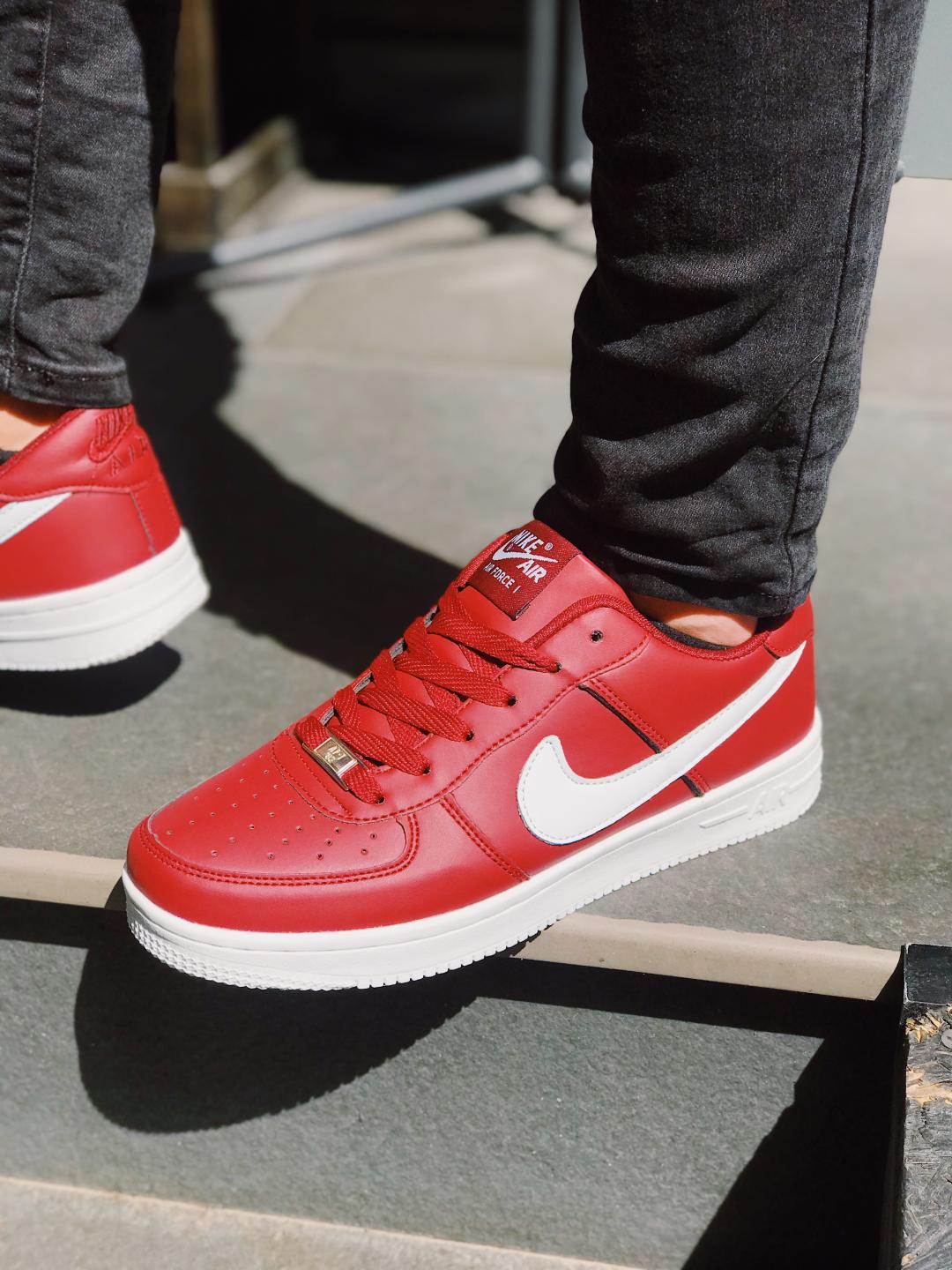 Nike Air Force 1 Red White 1