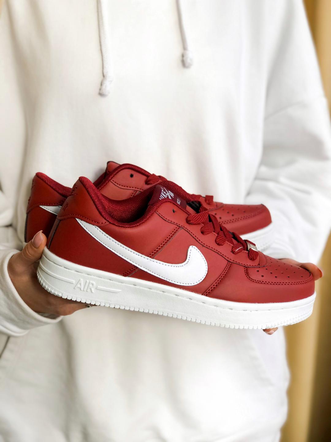 Nike Air Force 1 Red White 1