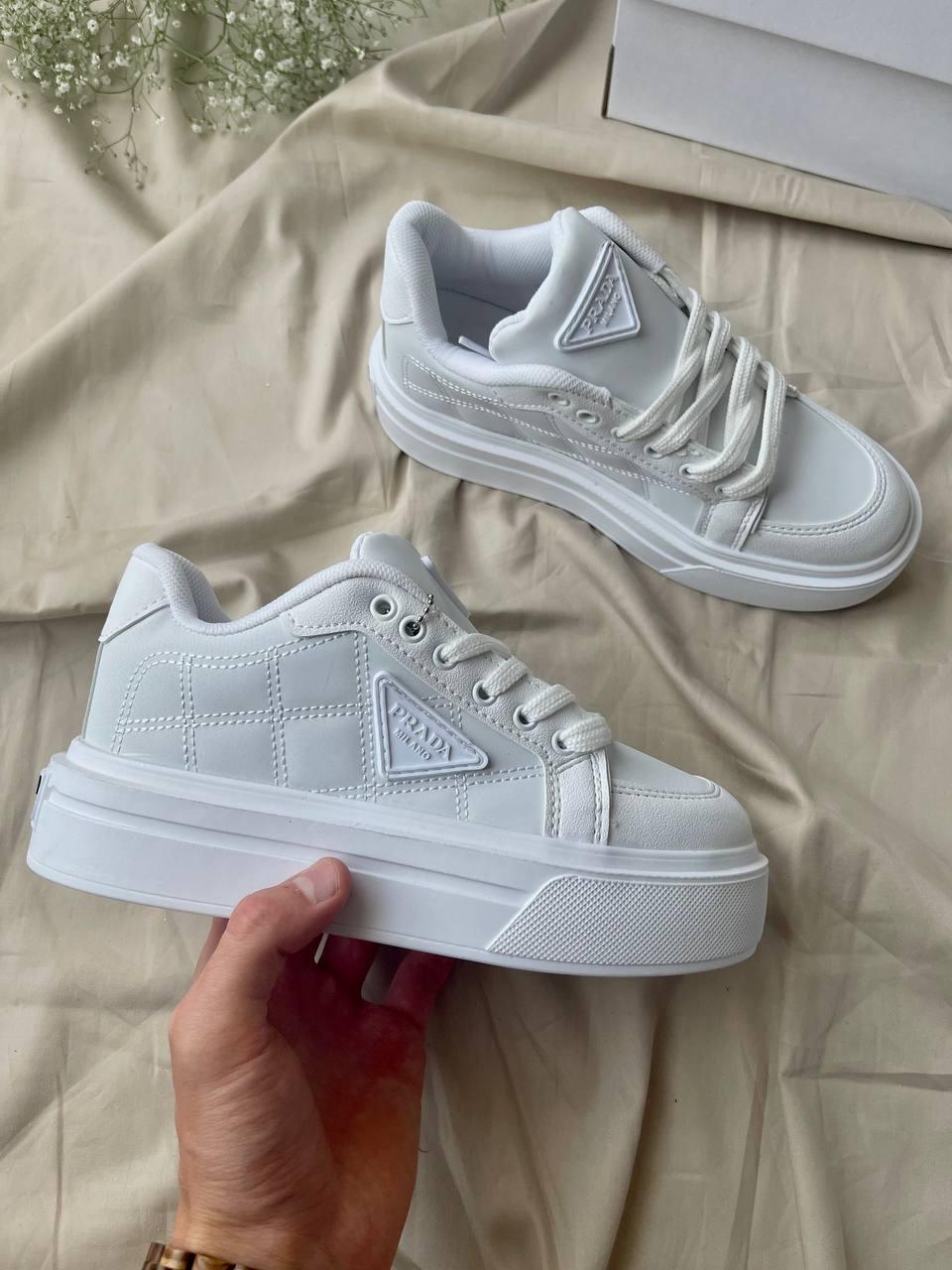Prada Re-Nylon Brushed Sneakers