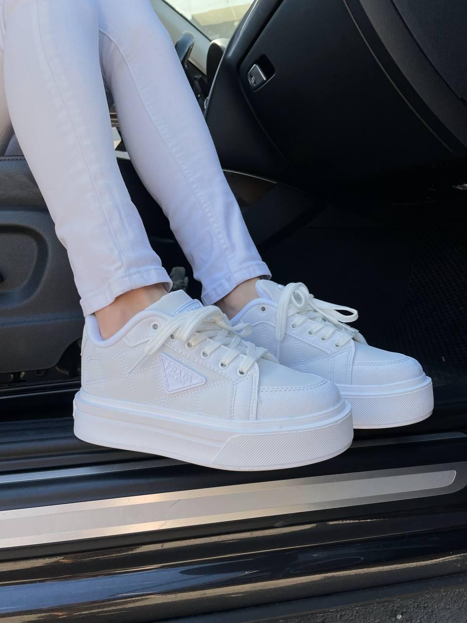 Prada Re-Nylon Brushed Sneakers