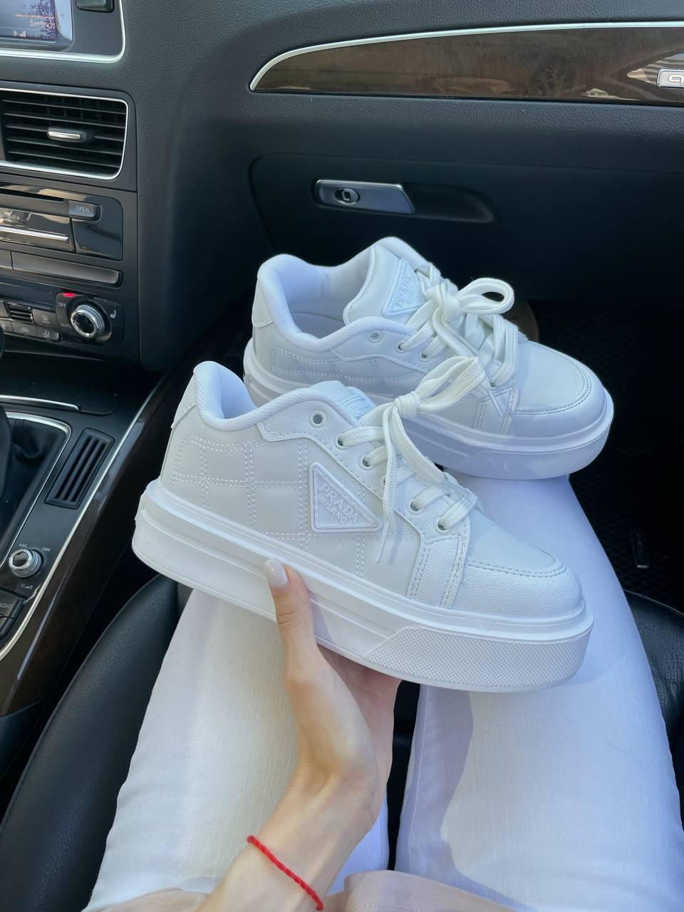 Prada Re-Nylon Brushed Sneakers