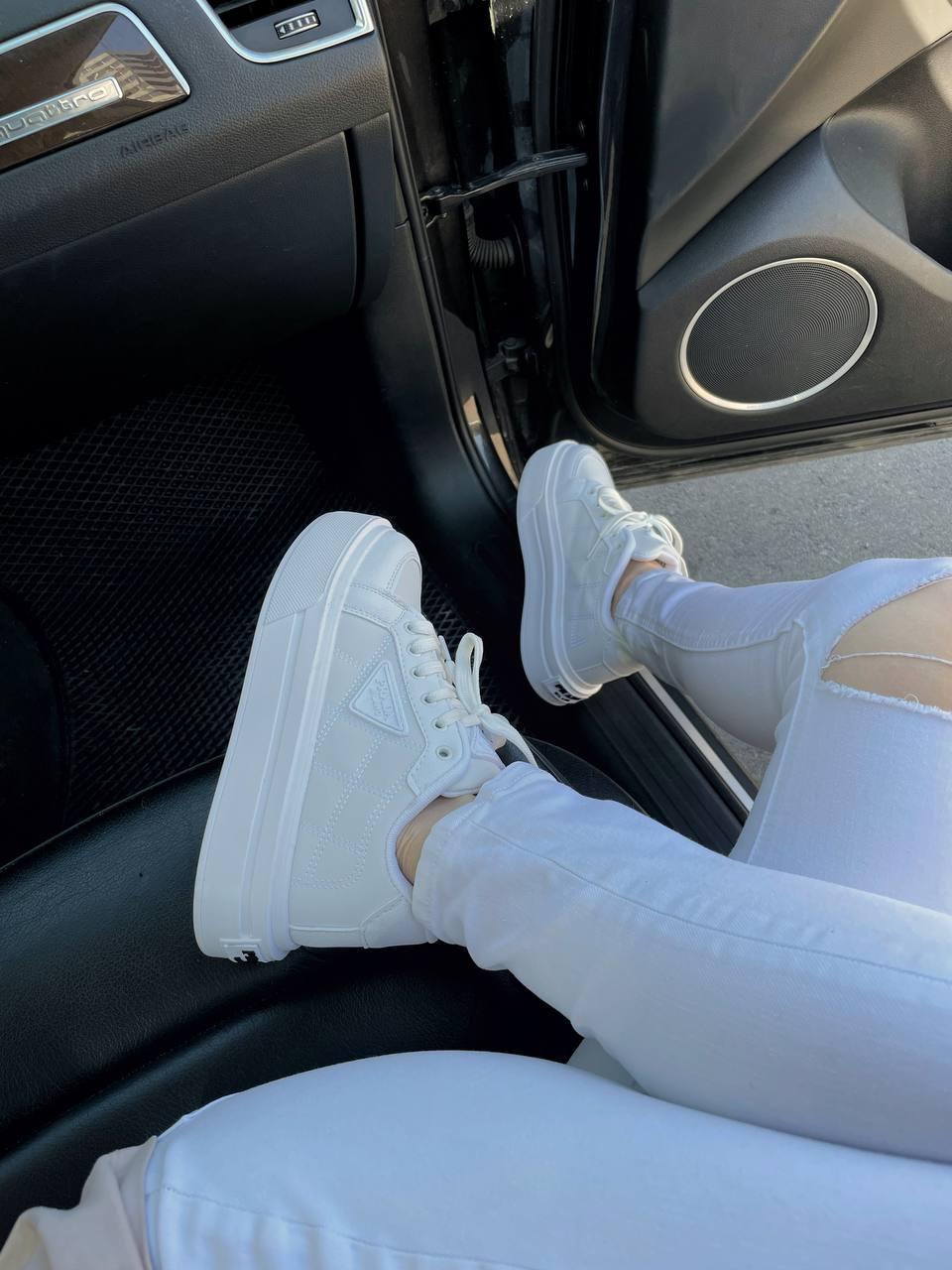 Prada Re-Nylon Brushed Sneakers