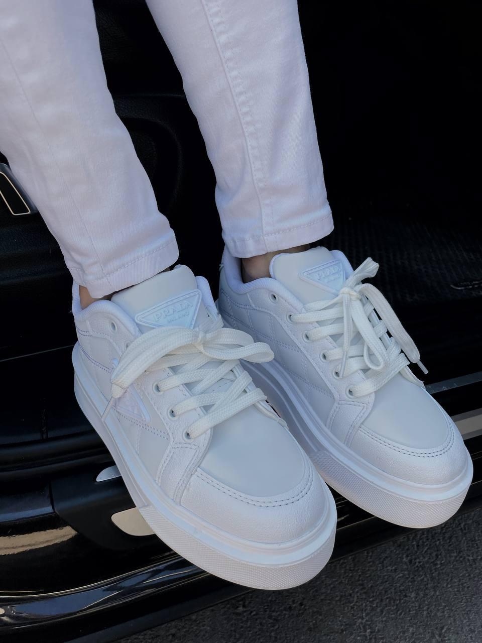 Prada Re-Nylon Brushed Sneakers