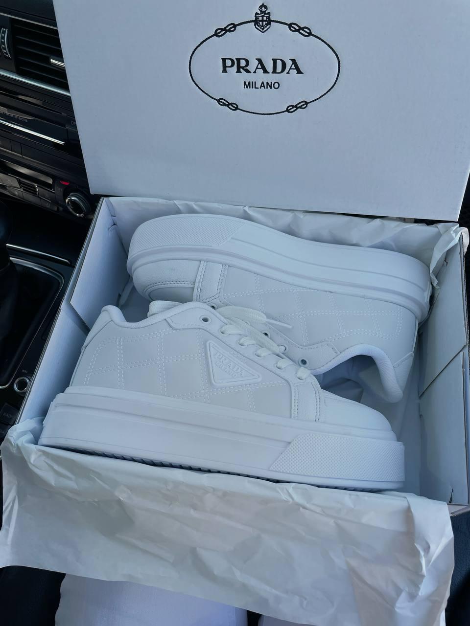 Prada Re-Nylon Brushed Sneakers