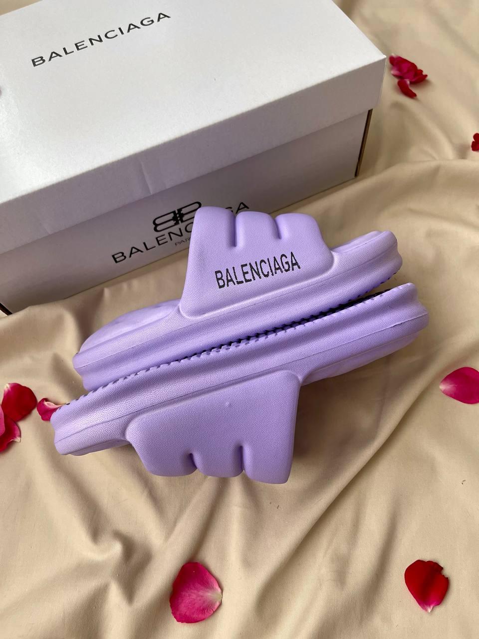 Balenciaga Puffy Slides Purple
