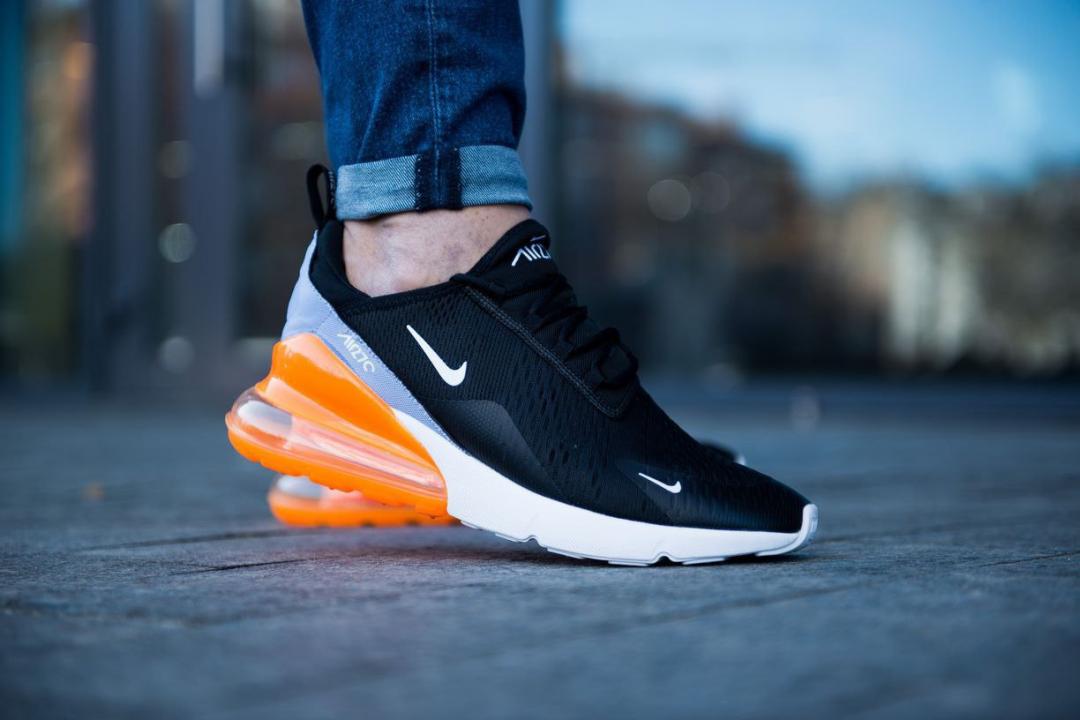 Nike Air Max 270 Black White Orange