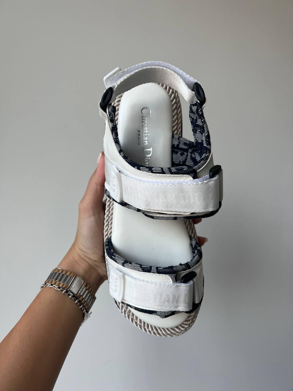 Christian Dior Sandals White