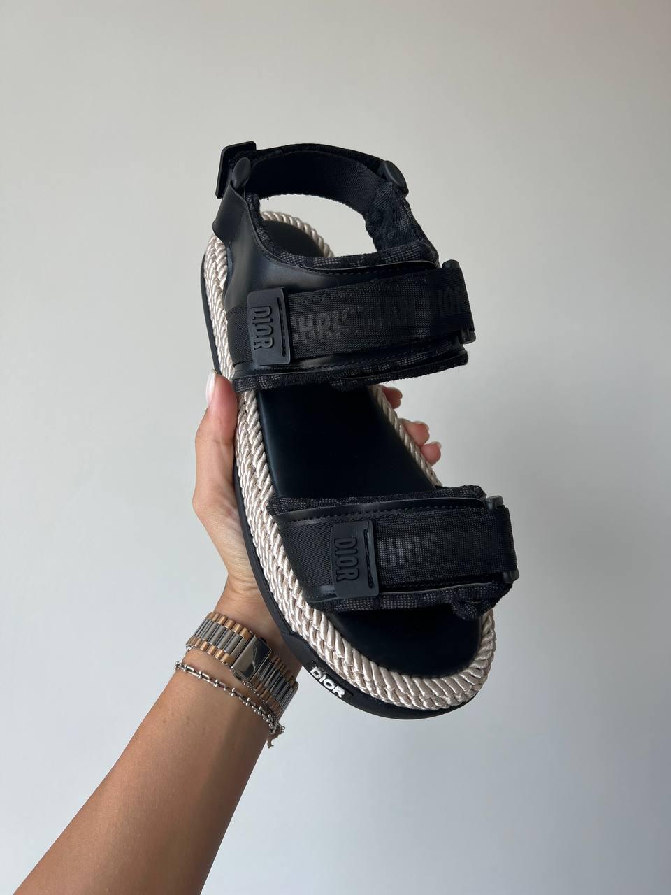 Christian Dior Sandals Black
