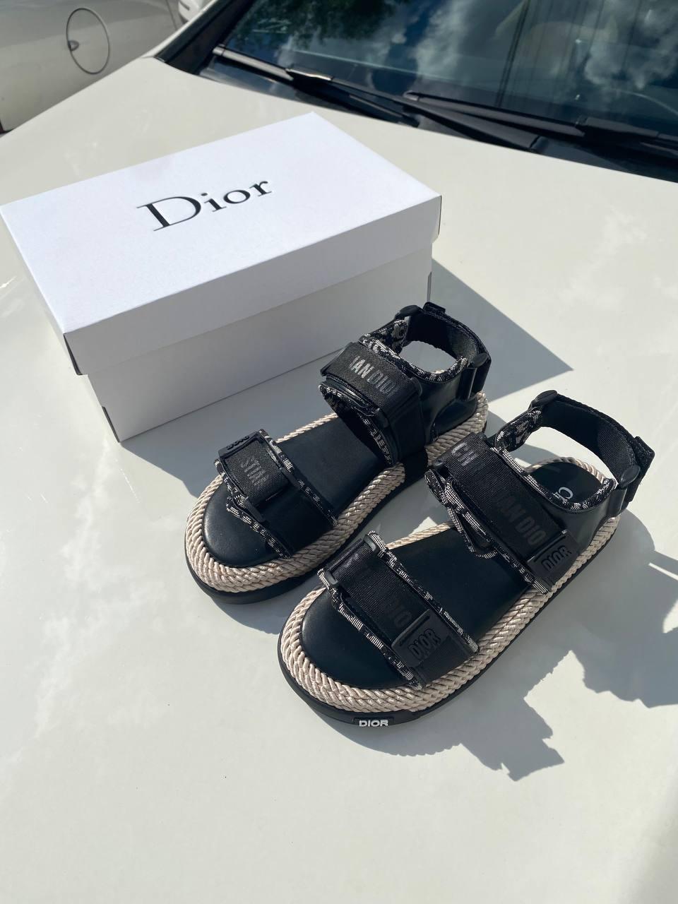 Christian Dior Sandals Black