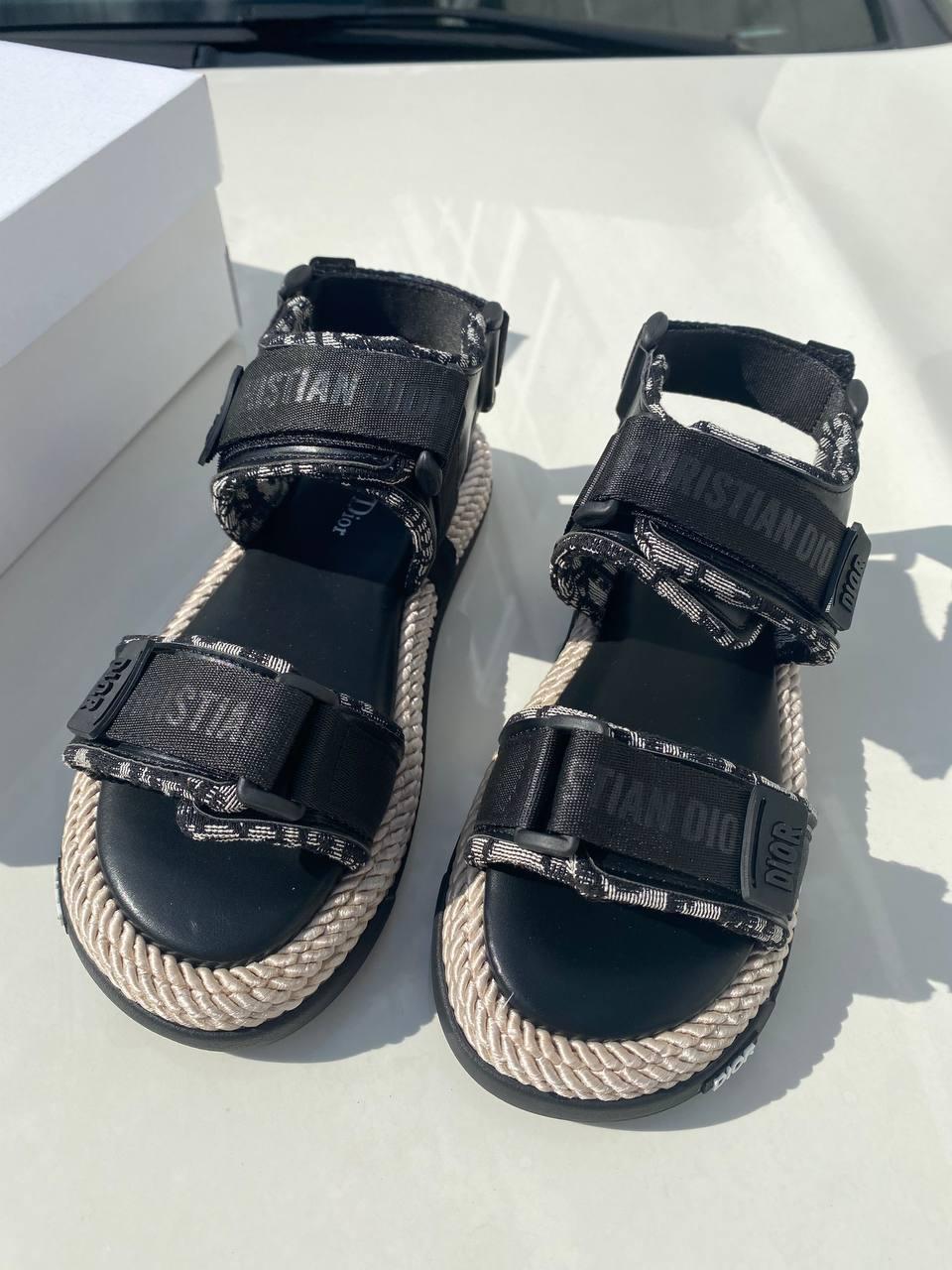 Christian Dior Sandals Black