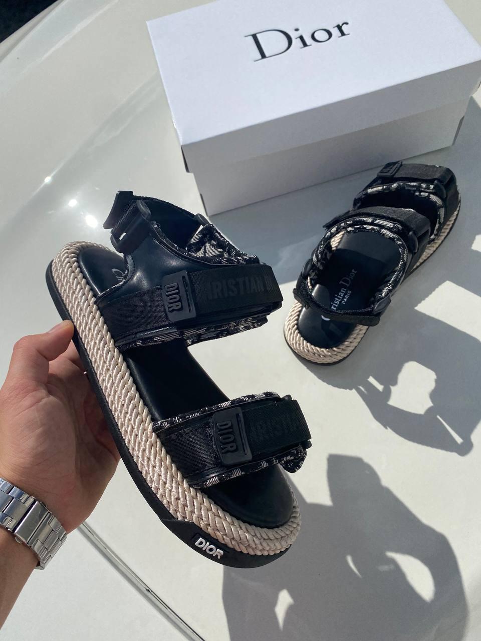 Christian Dior Sandals Black
