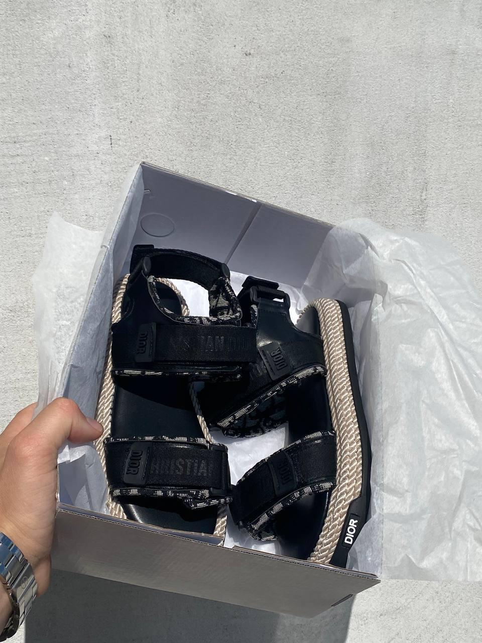 Christian Dior Sandals Black