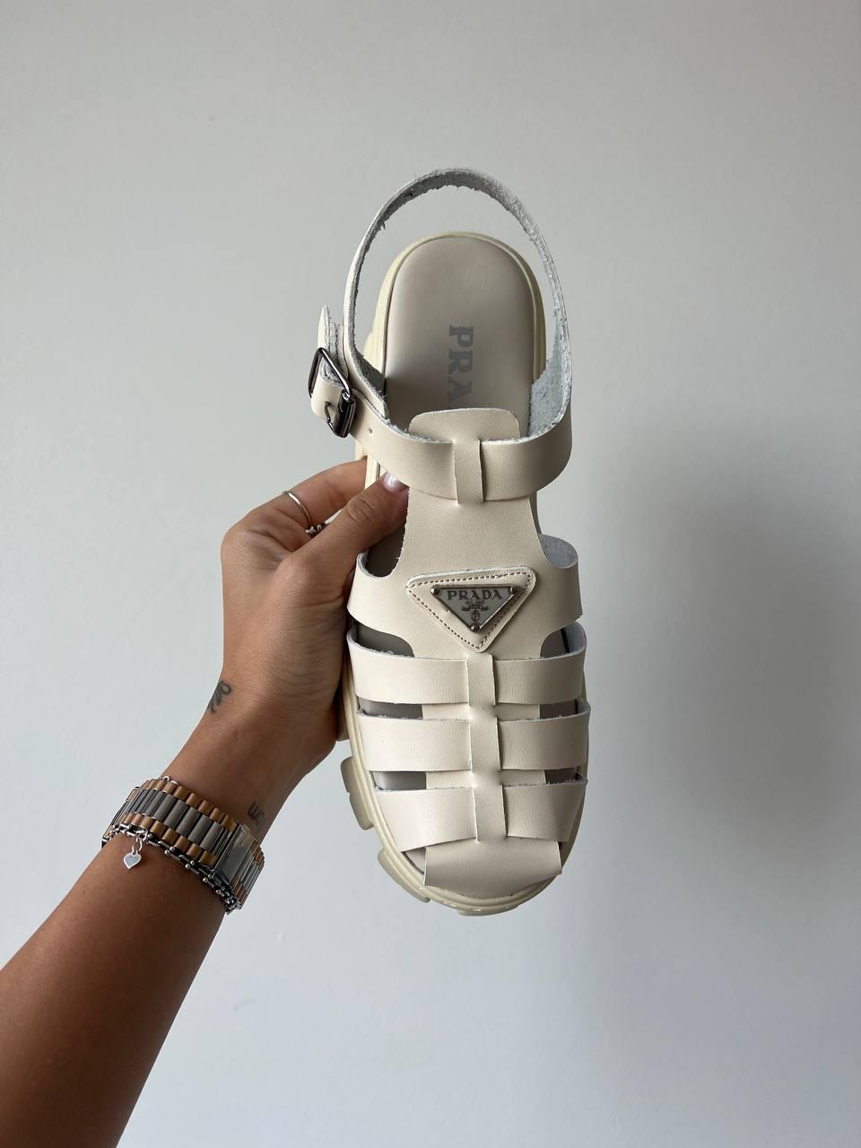 Prada Monolith Platform Sandals