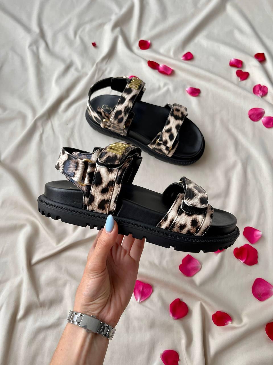 Dior Sandals Leopard