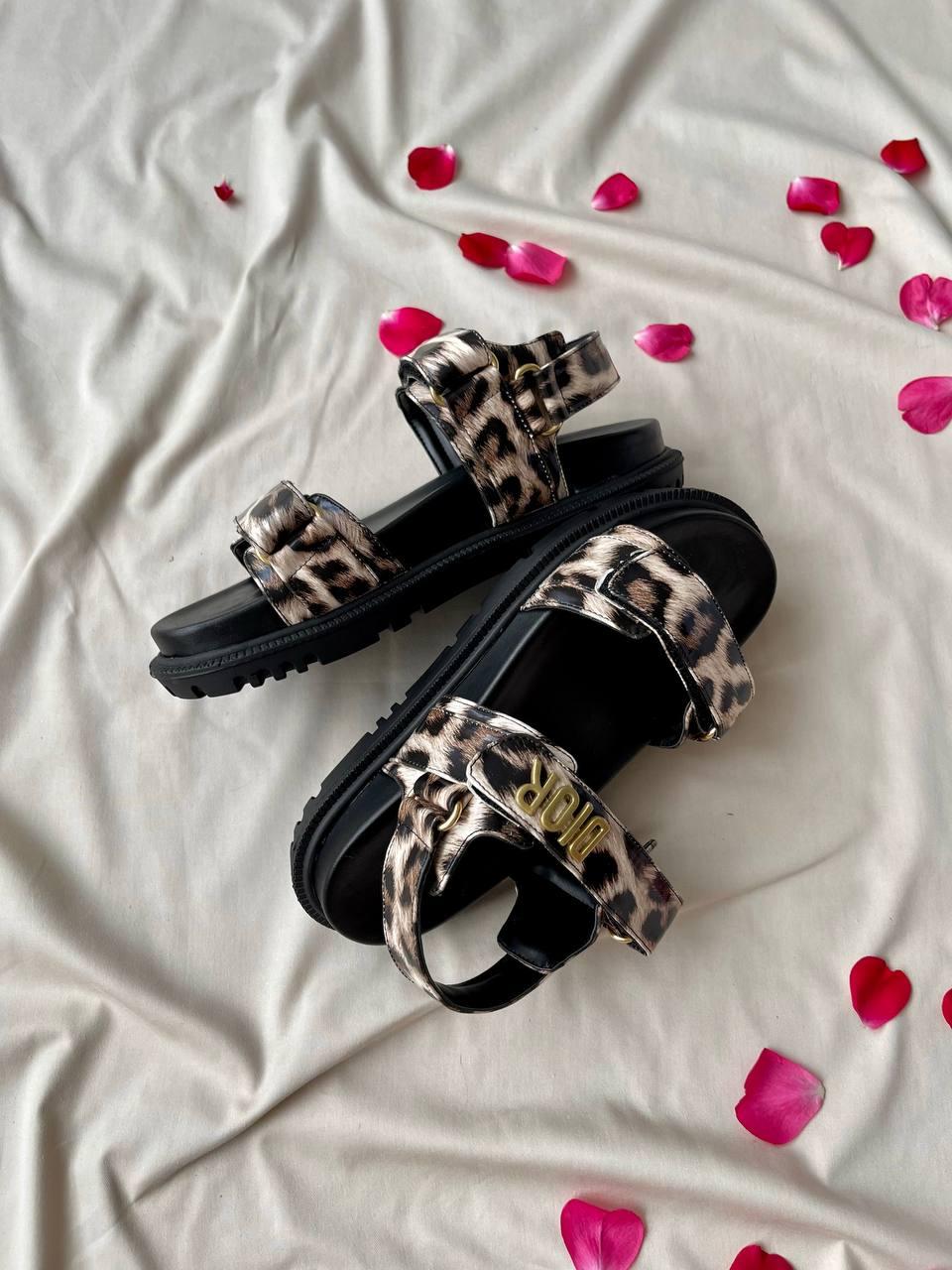 Dior Sandals Leopard