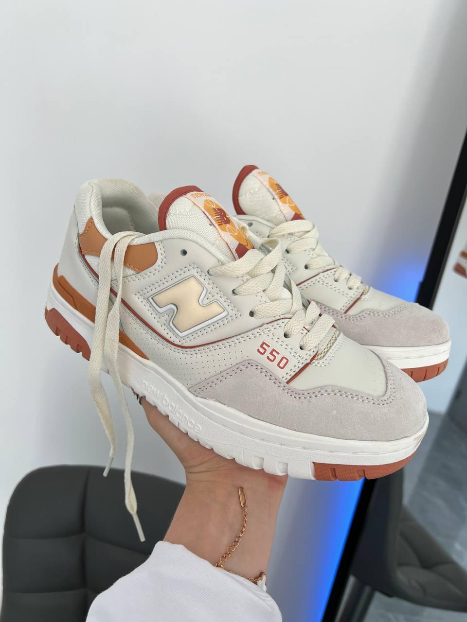 New Balance 550 White Orange