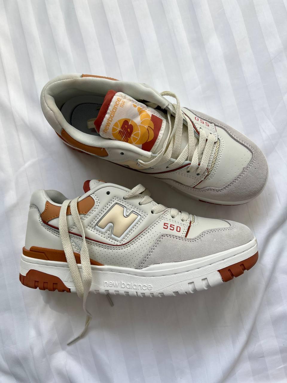 New Balance 550 White Orange