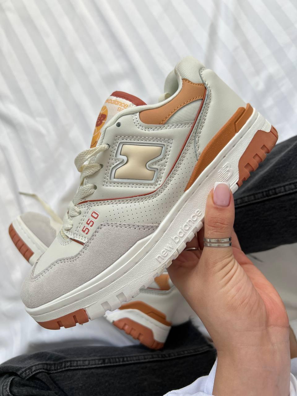 New Balance 550 White Orange