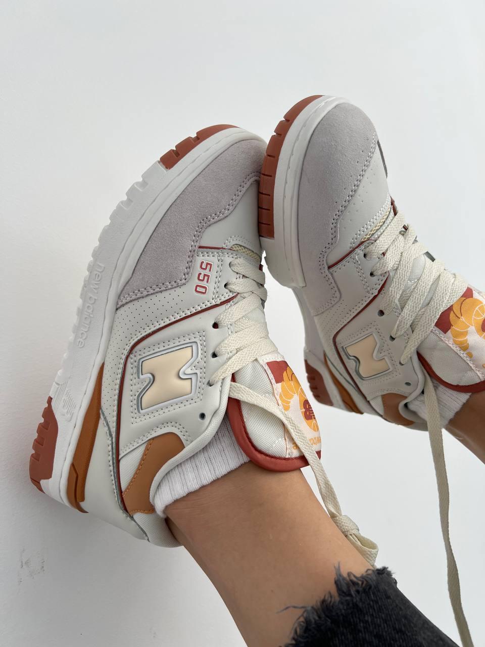 New Balance 550 White Orange