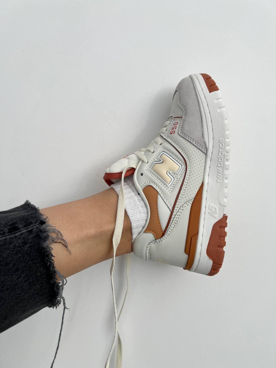 New Balance 550 White Orange