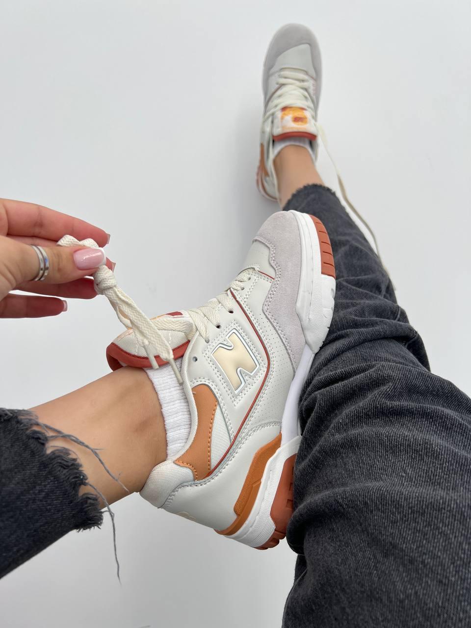 New Balance 550 White Orange