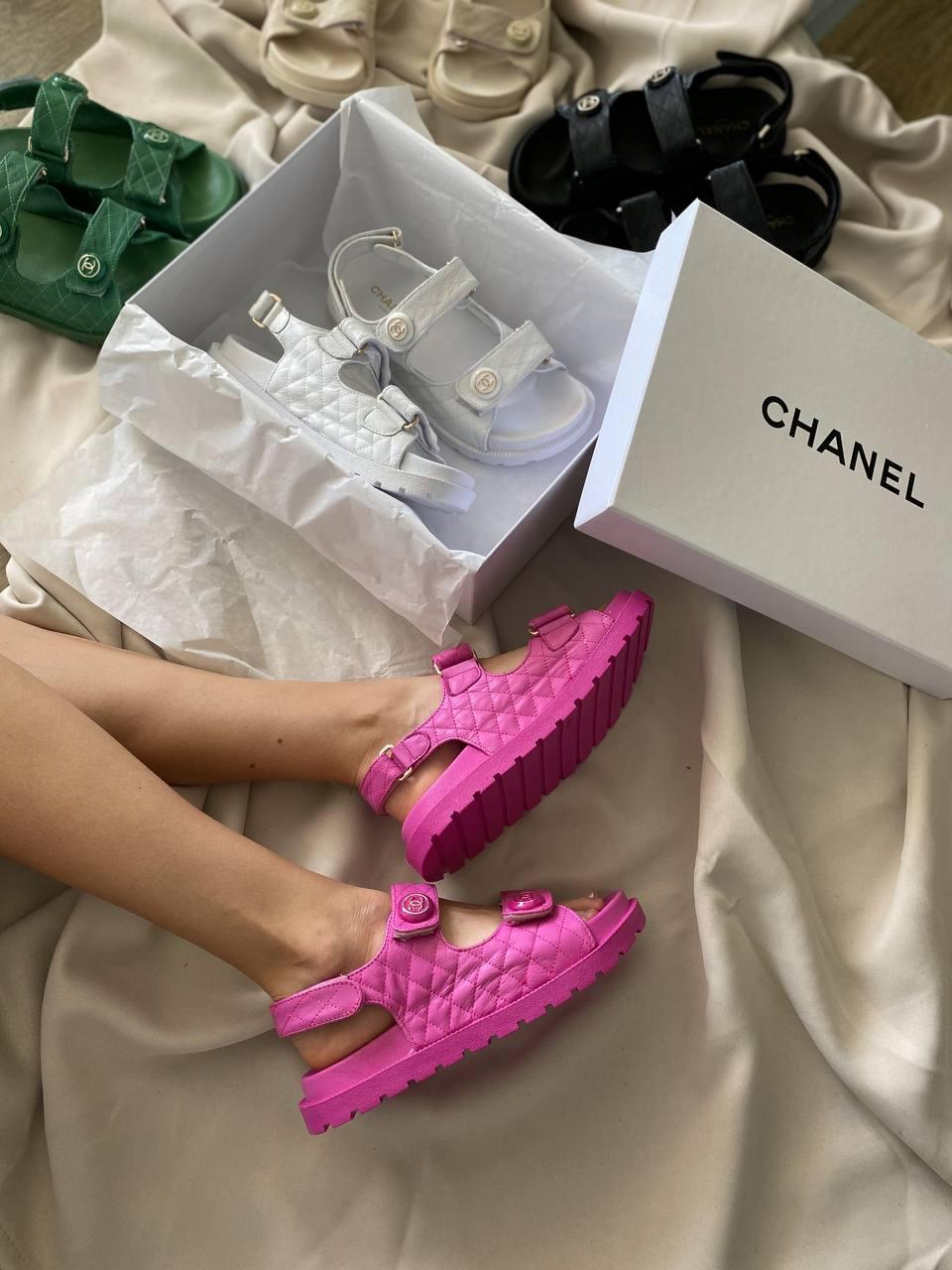 Chanel Sandal Pink Premiun
