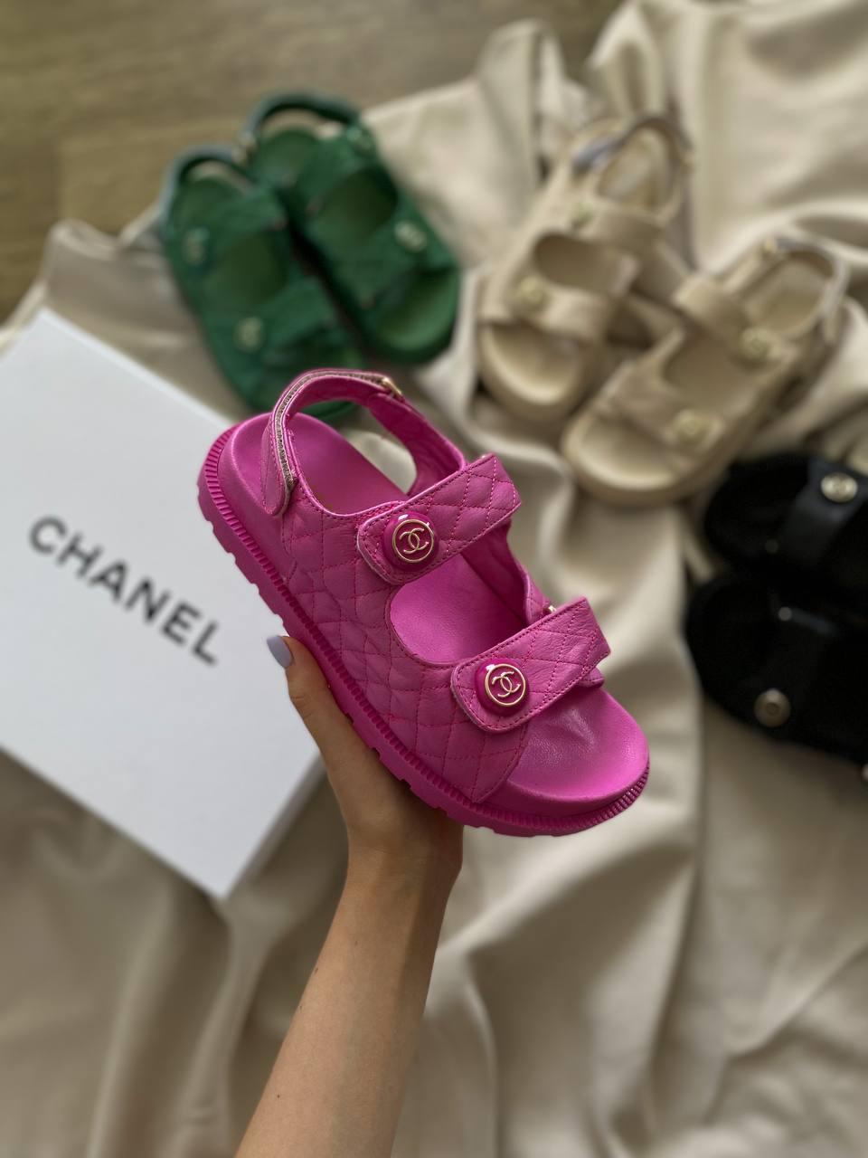Chanel Sandal Pink Premiun