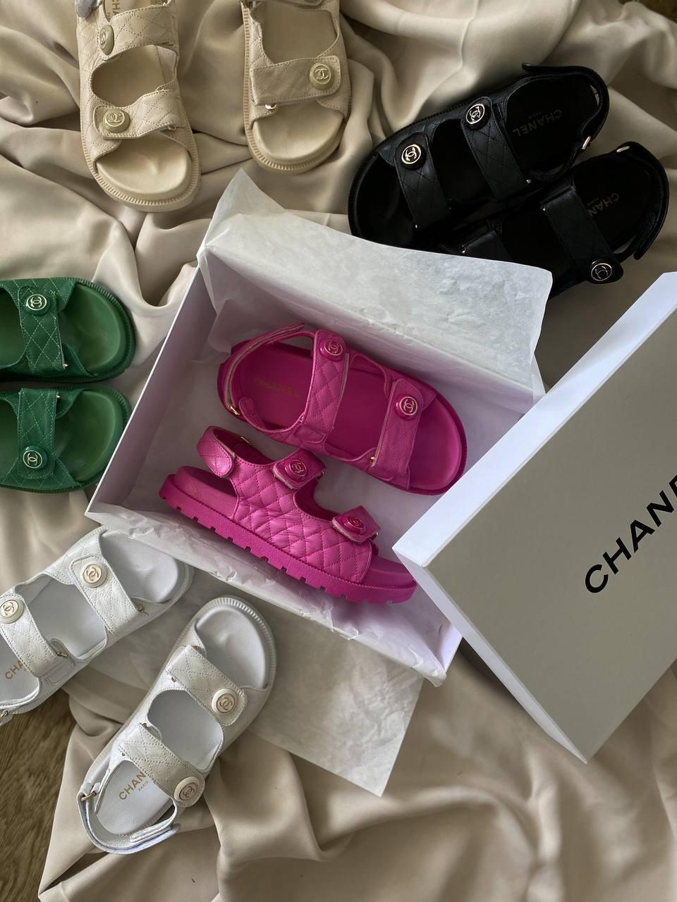 Chanel Sandal Pink Premiun