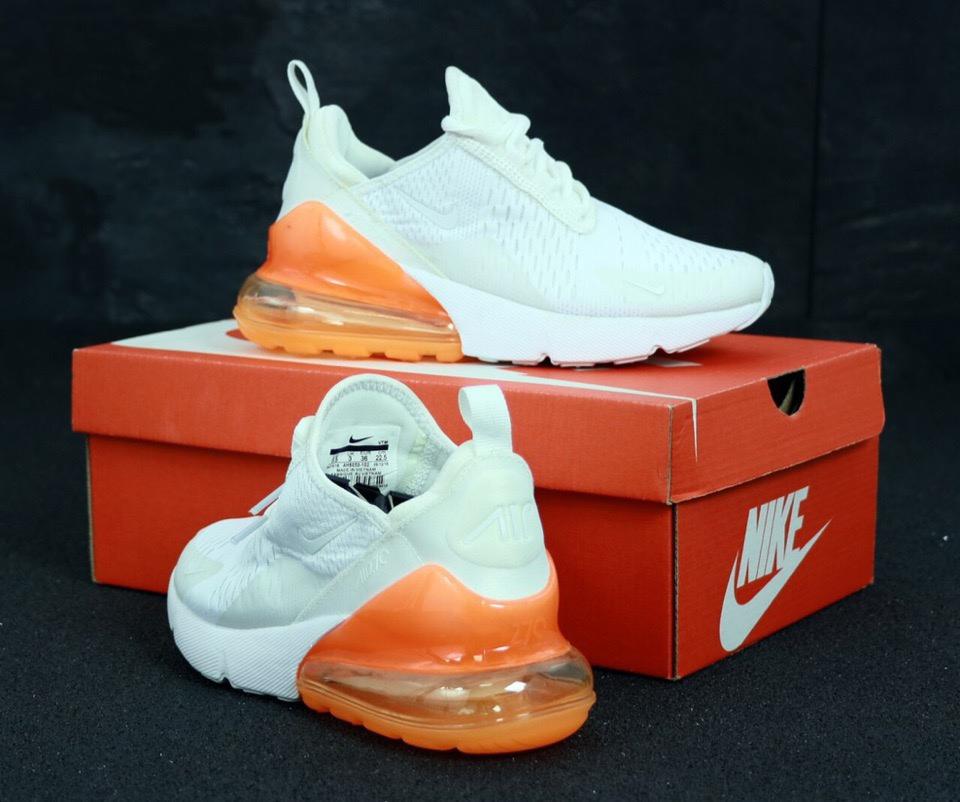 Nike Air Max 270 White Orange