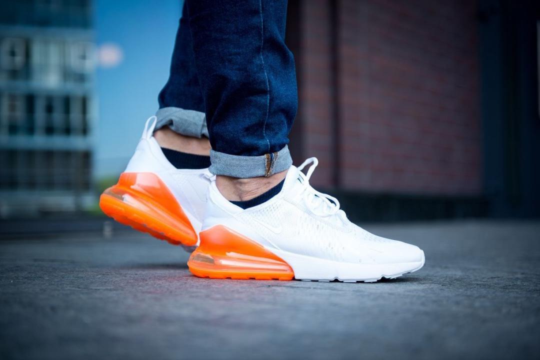 Nike Air Max 270 White Orange