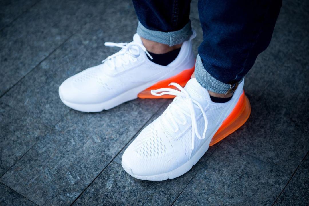 Nike Air Max 270 White Orange