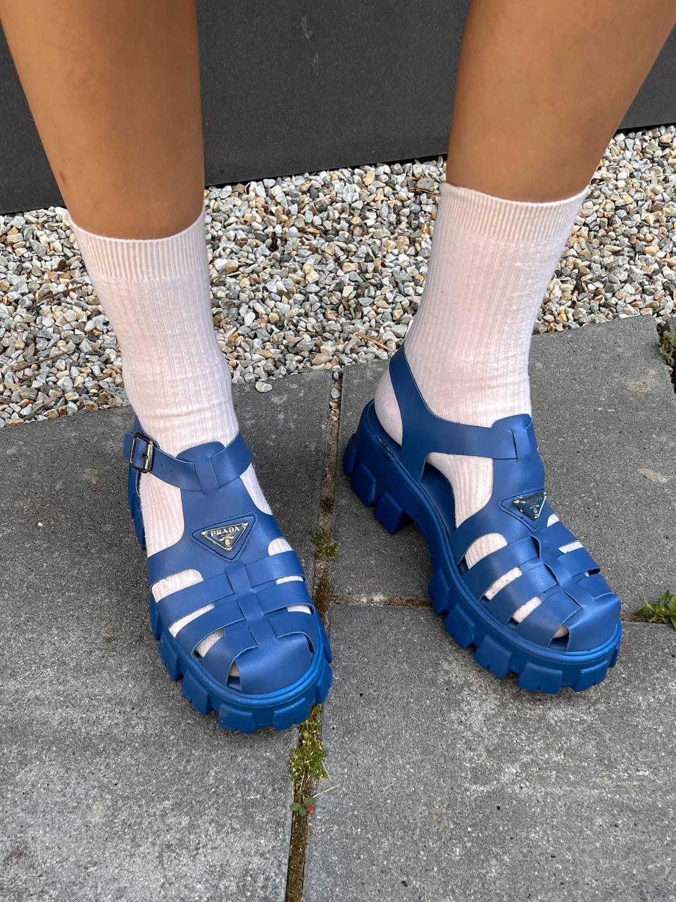 Prada Monolith Blue
