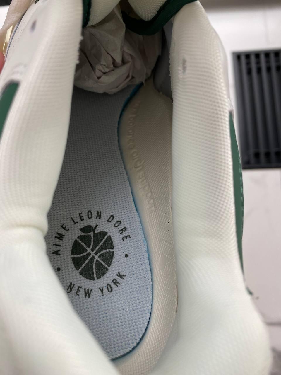 New Balance 550 Green Lether Leon Dore